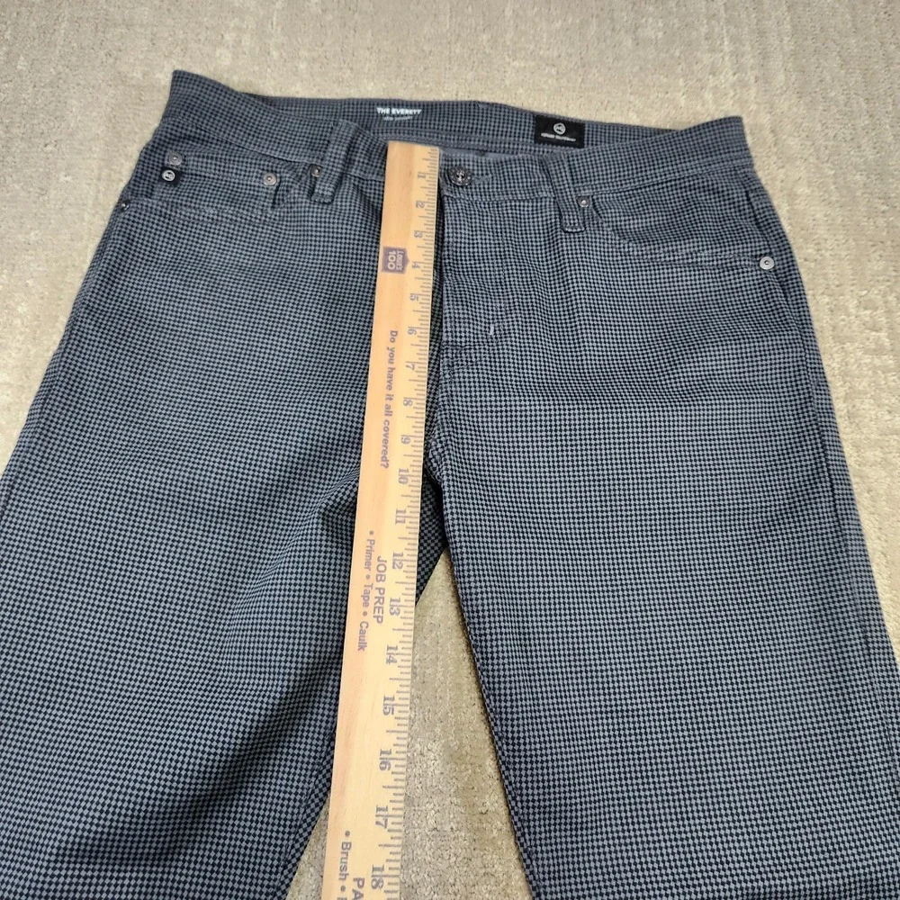 Adriano Goldschmied Pants Men 33x32 *READ Check Plaid The Everett Slim Straight